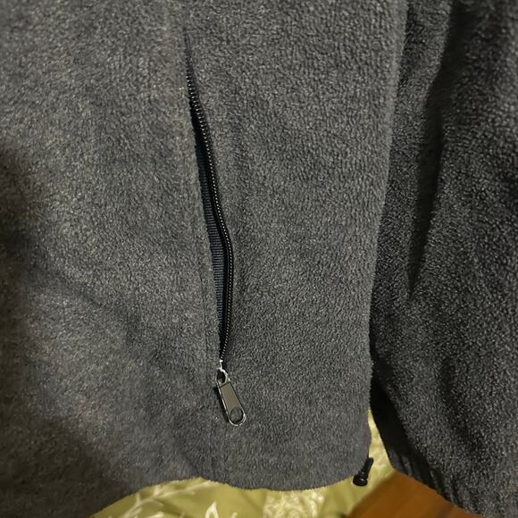 Columbia Gray Full-Zip Fleece Jacket Size S - Picture 4 of 7